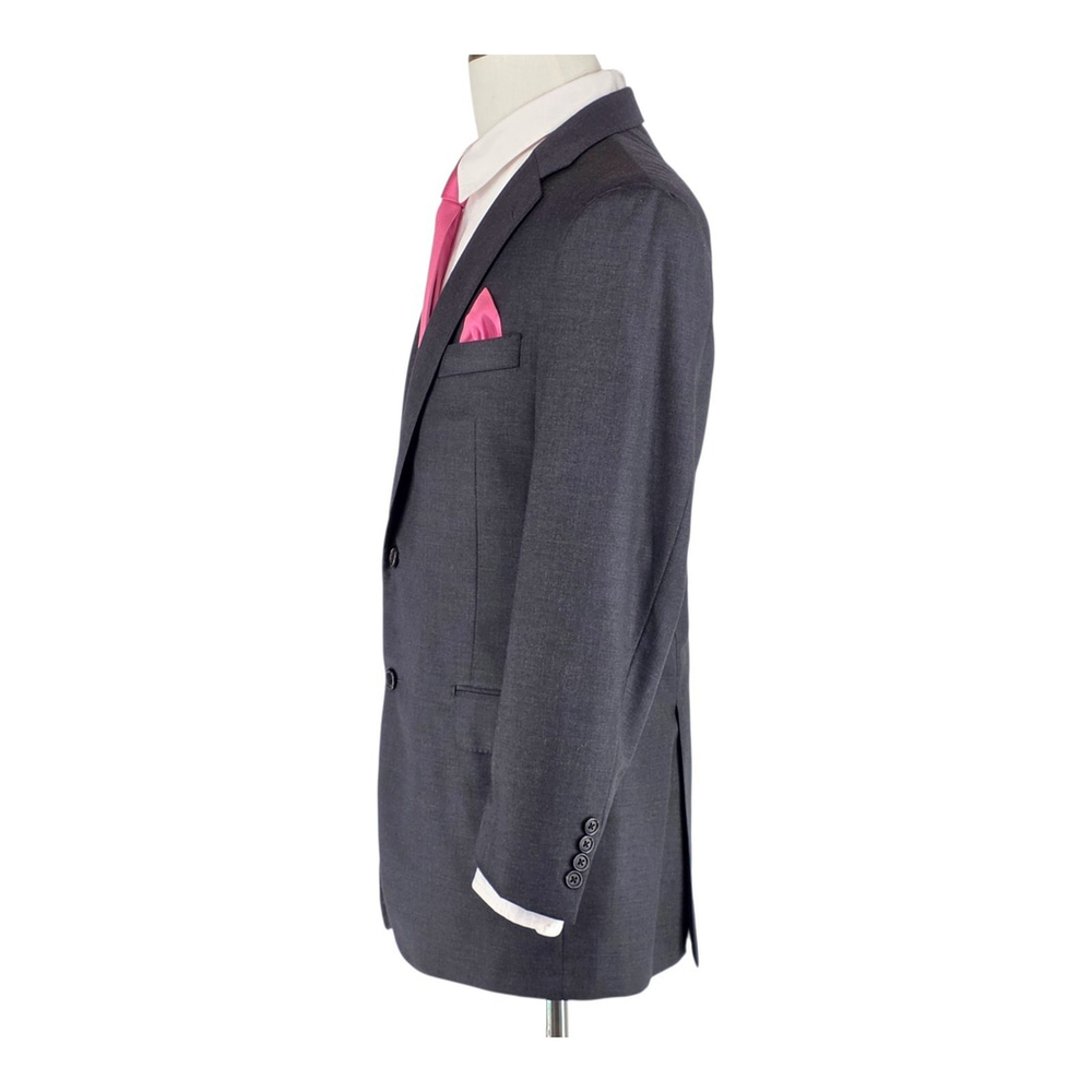 Quiet Luxury Hickey Freeman Beacon Blazer Men 42R Gray Wool USA Made Sport Coat - Picture 3 of 16